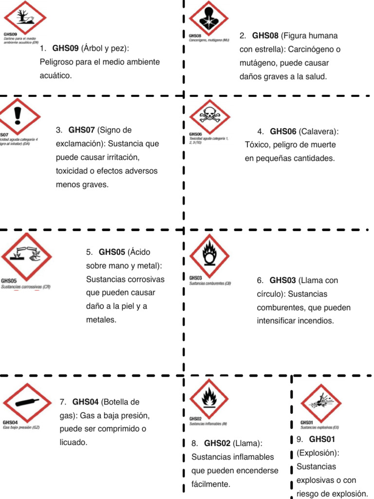 Significado y peligros de GHS08 | PDF