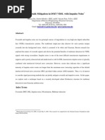 Crosstalk Mitigation in DMT VDSL With Impulse Noise: Abstract