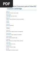 Lista de Phrasal Verbs B2 en PDF | PDF