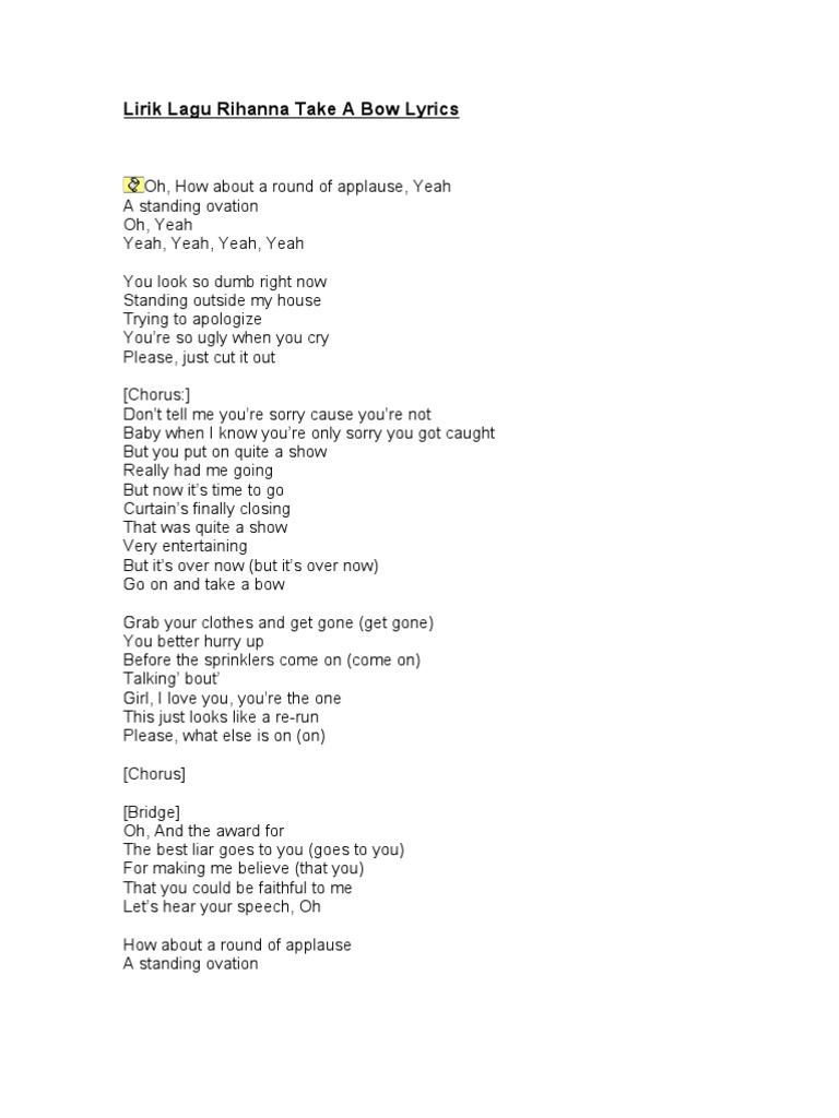 Lirik Lagu Pdf Songs Leisure