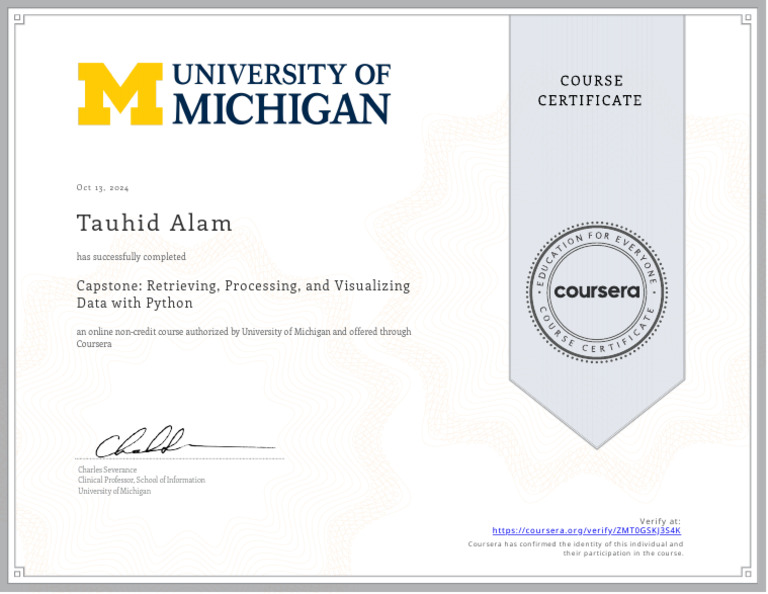 Python Data Course Completion | PDF