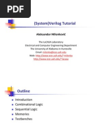 (System) Verilog Tutorial: Aleksandar Milenković