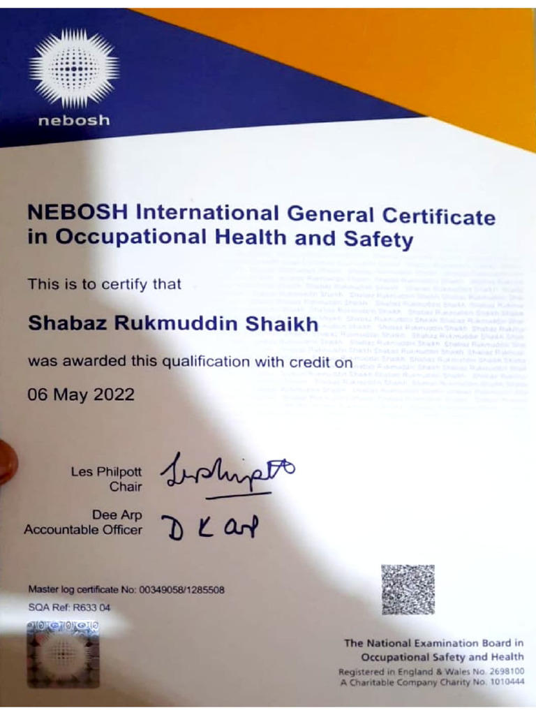 Shabaaz Cert | PDF