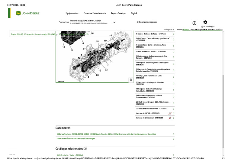 John Deere Parts Catalog2 | PDF | Ferramentas | Tecnologias automotivas