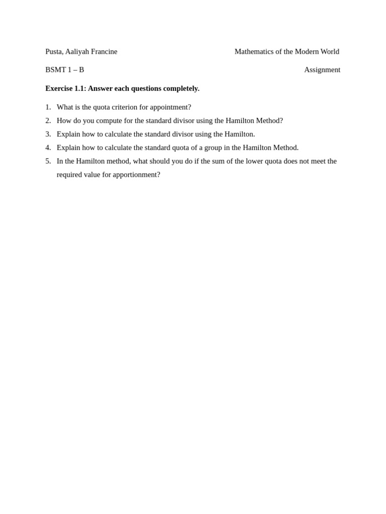 Math Activity | PDF | Voting | Two Round System