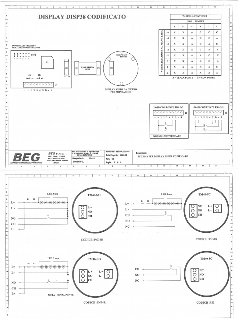 Display DISP38 BEG | PDF