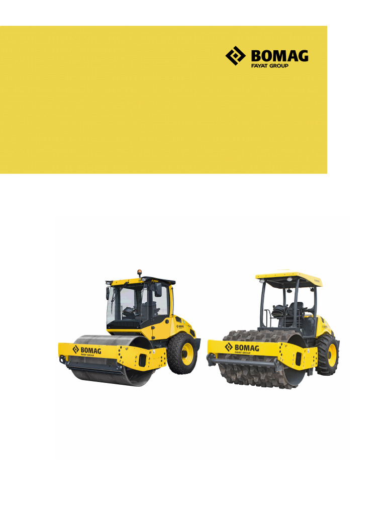 BOMAG BW 145 Single Drum Roller Specs | PDF | Tractor | Diesel Engine