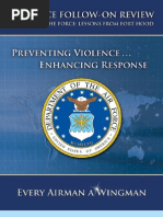 Download Air Force Follow-on Review Protecting the Force Lessons from Fort Hood Preventing Violence Enhancing ResponseEvery Airman a Wingman by B Bryant SN78606253 doc pdf