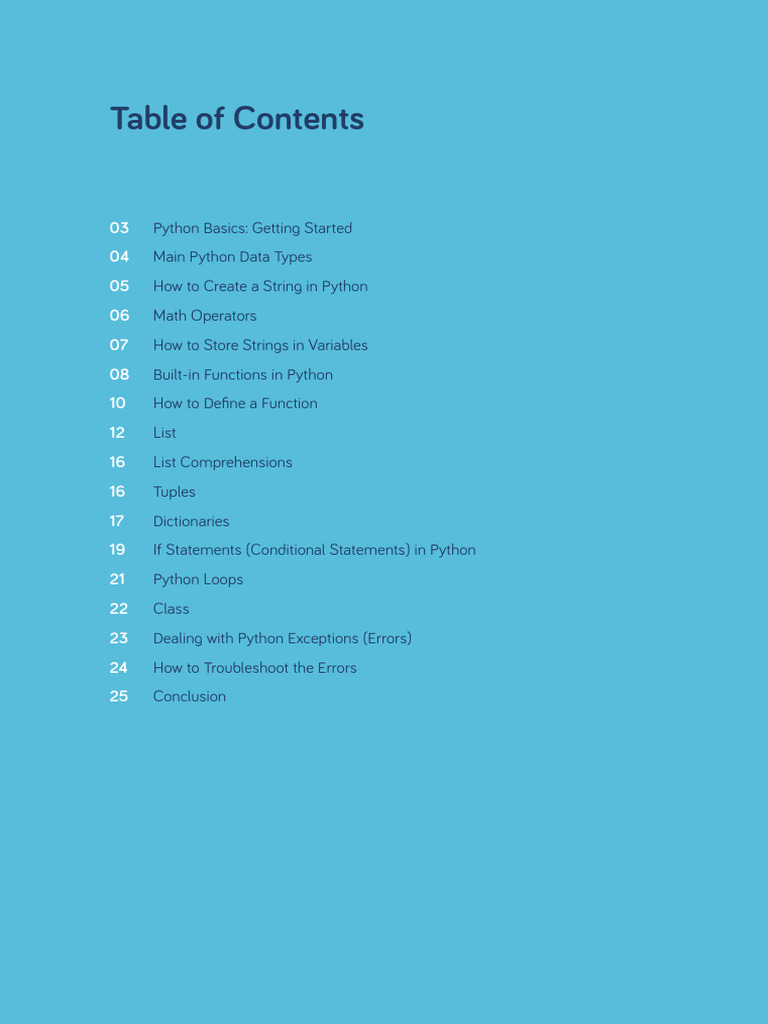 02-Python-Cheat-Sheet | PDF | Python (Programming Language) | Control Flow