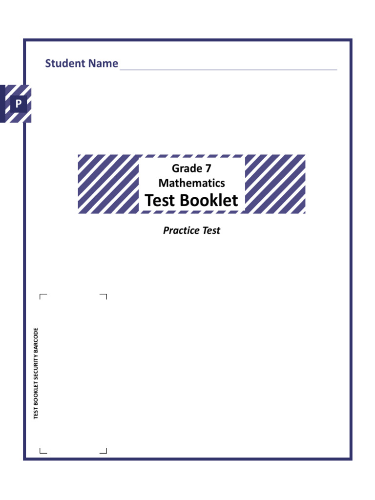 Grade 7 Math Practice Test Unit 1 | PDF | Prices | Numbers