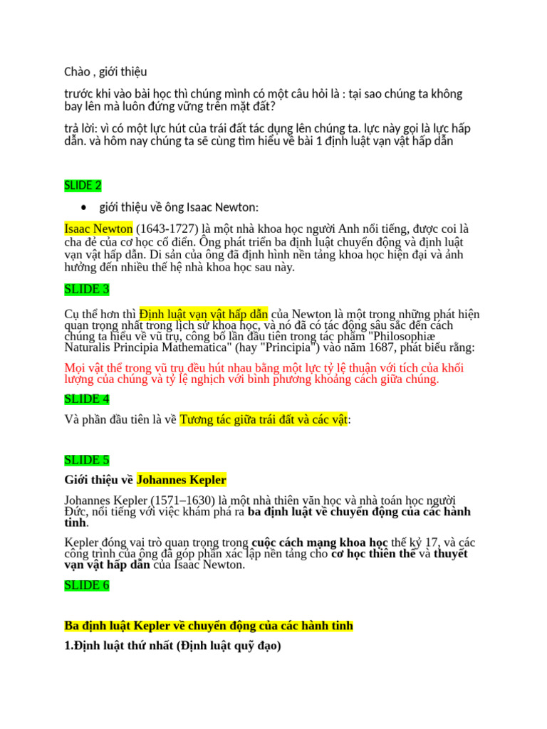 Thuyettrinh | PDF