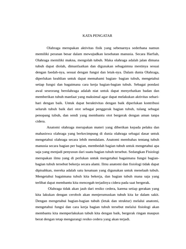 Pentingnya Anatomi dan Fisiologi Olahraga | PDF | Kesehatan Holistik