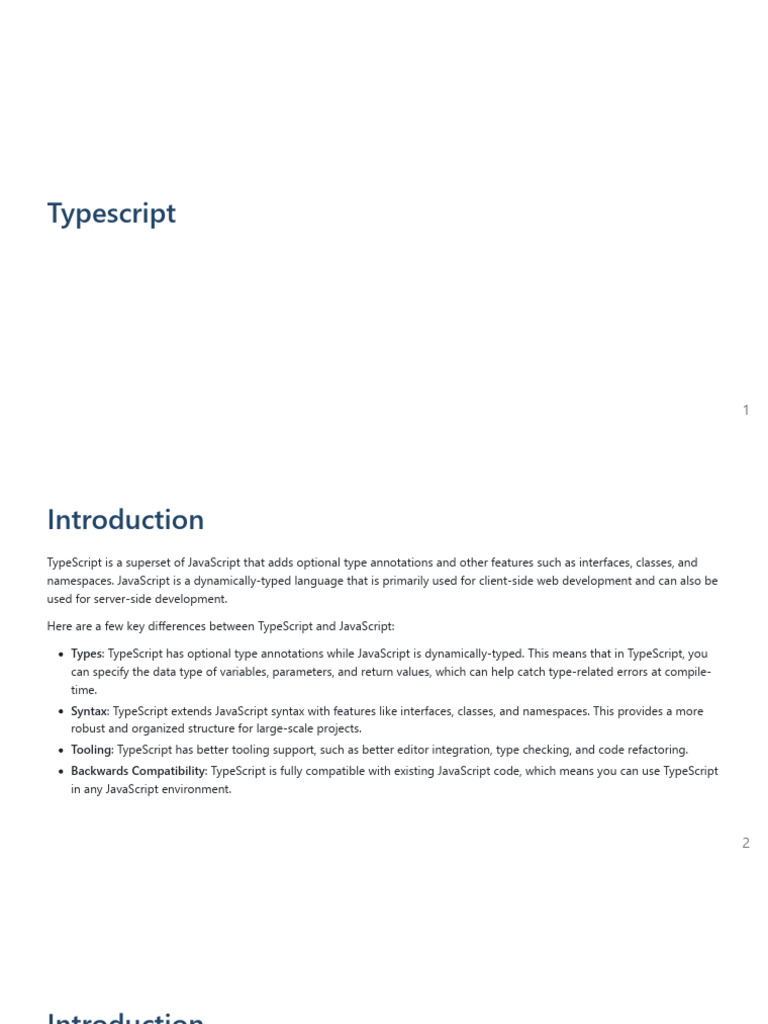 Typescript slides PDF Class Computer Programming Inheritance Typescript slides pdf class computer programming inheritance