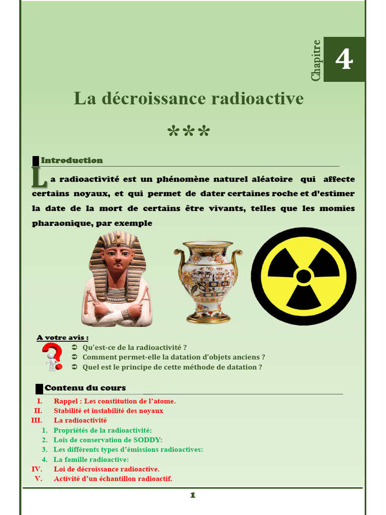 Activité d'un échantillon radioactif | PDF | Noyau atomique | Radioactivité