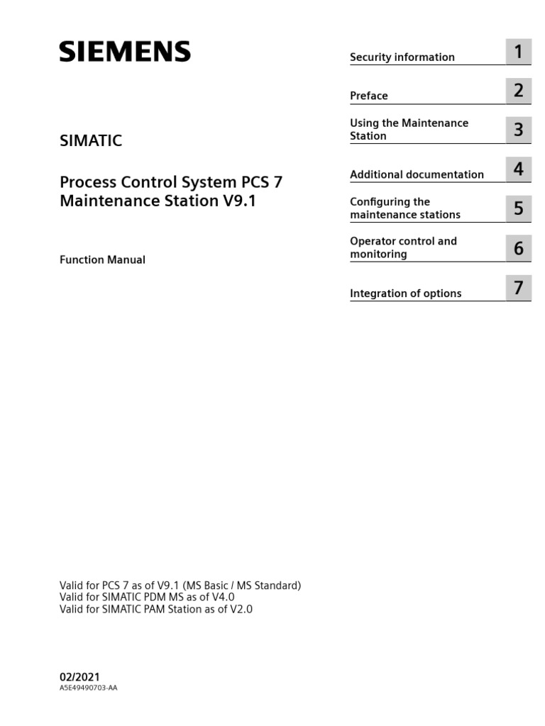 PCS7 MaintenanceStation en-US en-US | PDF | Operating System | Personal ...