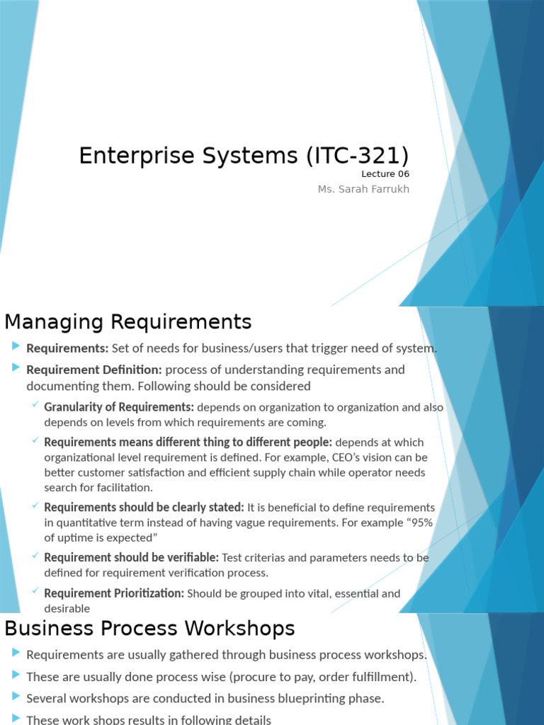 Lecture 06 29102024 032529pm | PDF | Business Process | Enterprise ...