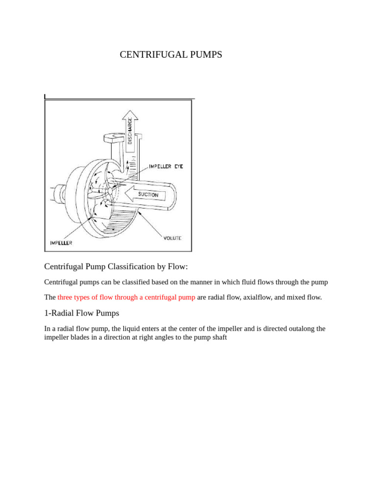 Centrifugal Pump | PDF | Pump | Propeller