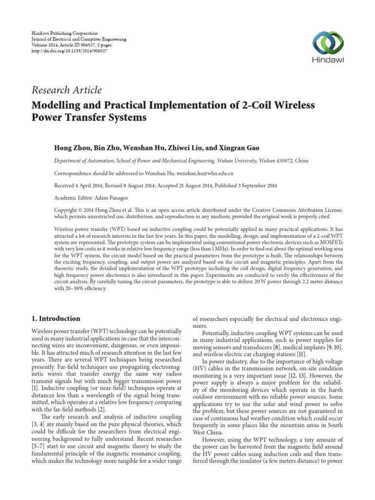 Practical 2 Coil WPT | PDF | Inductor | Capacitor
