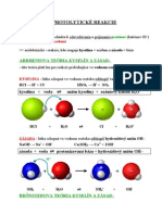 Protolytické Reakcie