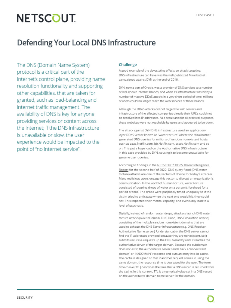 Defending Your Local Dns Infrastructure | PDF | Domain Name System ...