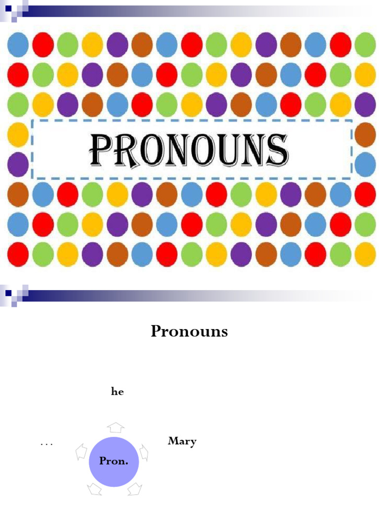 Pronouns Articles Numerals | PDF | Pronoun | Semantic Units
