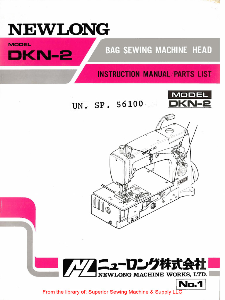DKN 2 | PDF | Sewing Machine | Screw