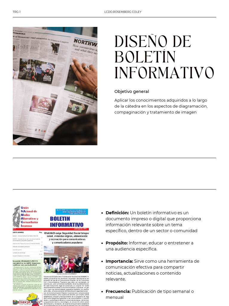 Boletín Informativo Pdf Revistas Periódicos