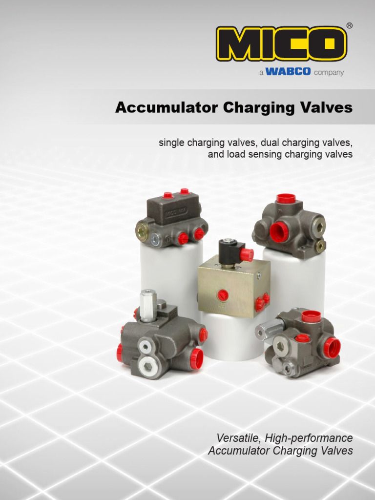 Accumulator Charging Valves | PDF | Pump | Valve