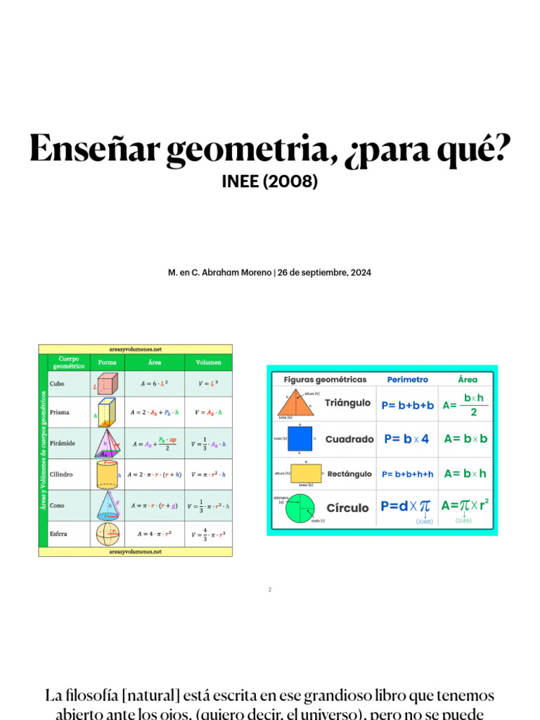 INEE Geometría | PDF | Geometría | Verdad