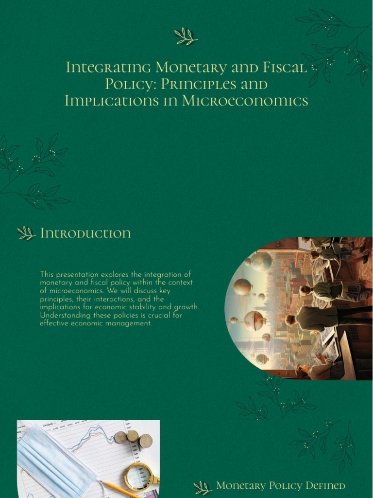Integrating Monetary and Fiscal Policy | PDF | Fiscal Policy | Policy