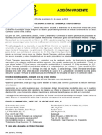 Acción Urgente: Decisión Crucial en El Caso de Una Reclusa de Luisiana, Estados Unidos