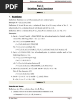 Mathematics Grade 10 Unit 1 Note 1 | PDF | Function (Mathematics ...