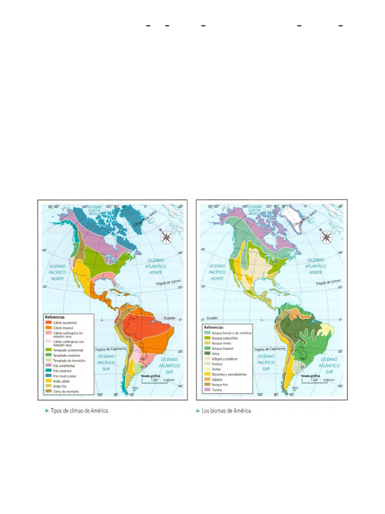 002 - Tipos de Climas y Biomas | PDF | Clima templado | Clima