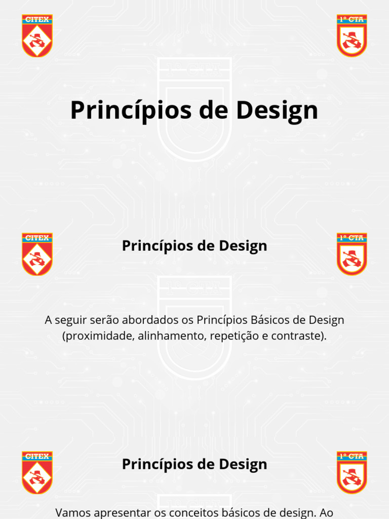 Princípios Básicos de Design - 28ABR24 | PDF | Esboço | Comunicação