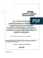 Plan de Aparare Inundatii - Continut