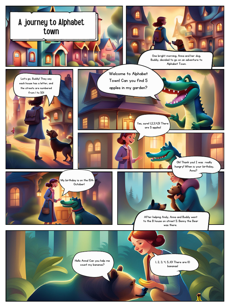 A journey to alphabet town comic pdf