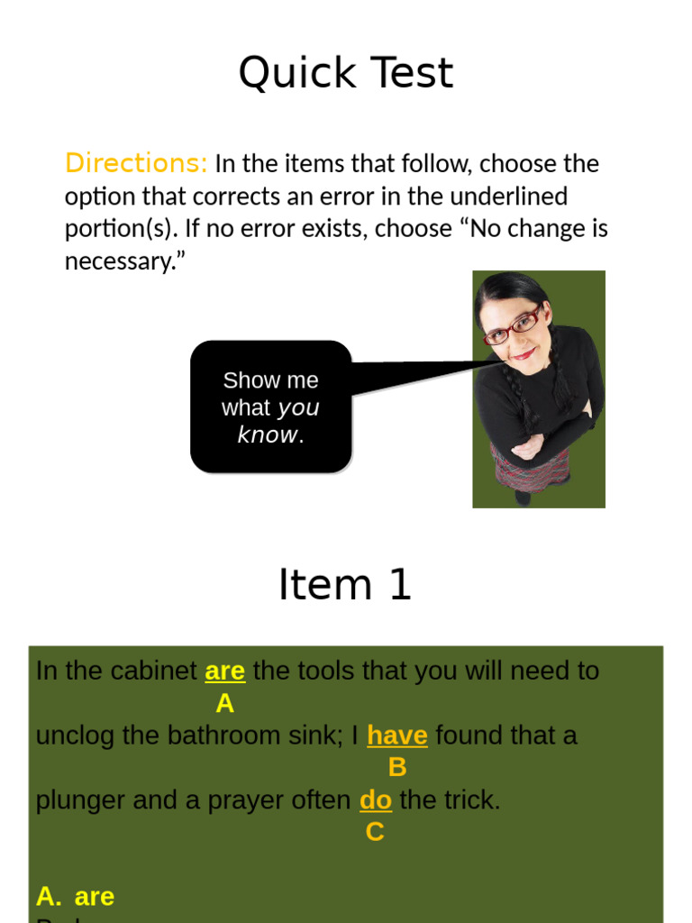Grammar Error Correction Practice | PDF