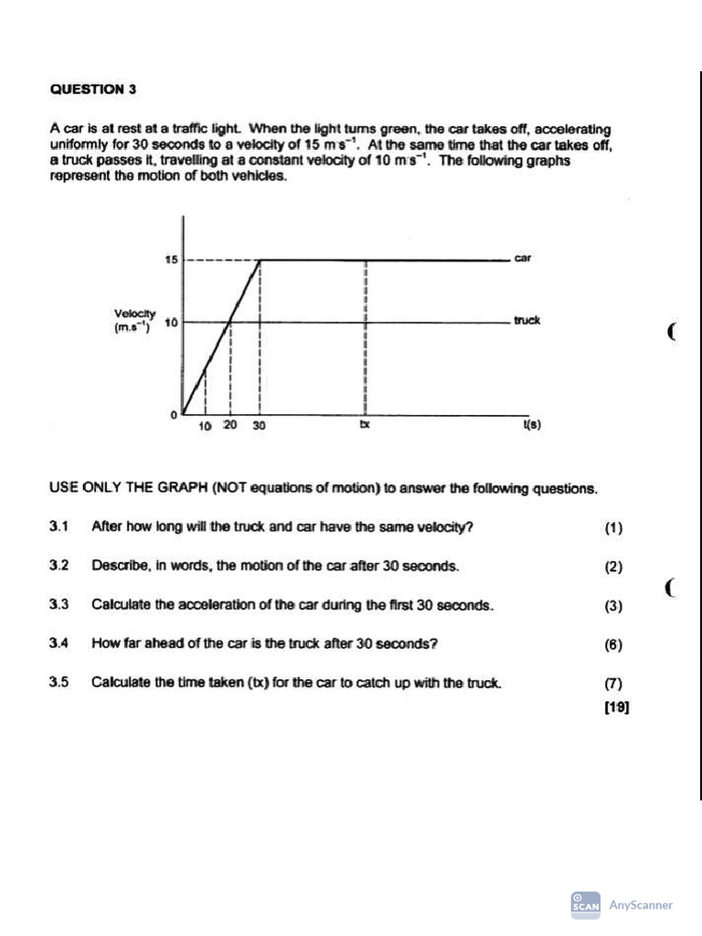 Graphs of Motion | PDF
