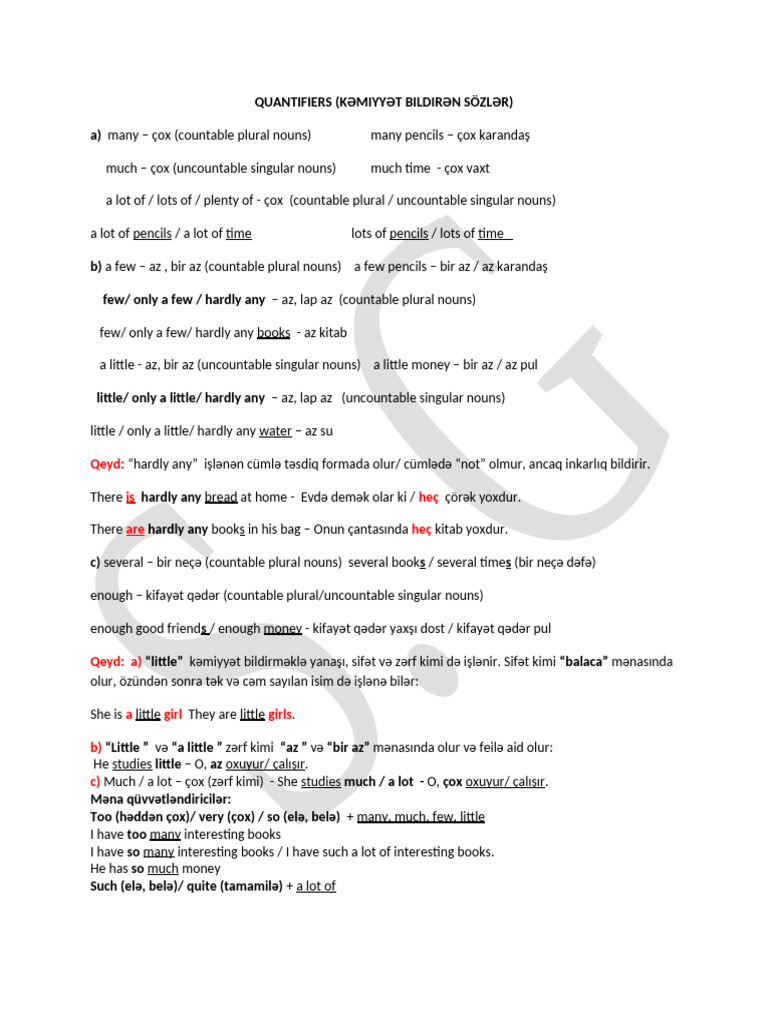 Quantifiers | PDF