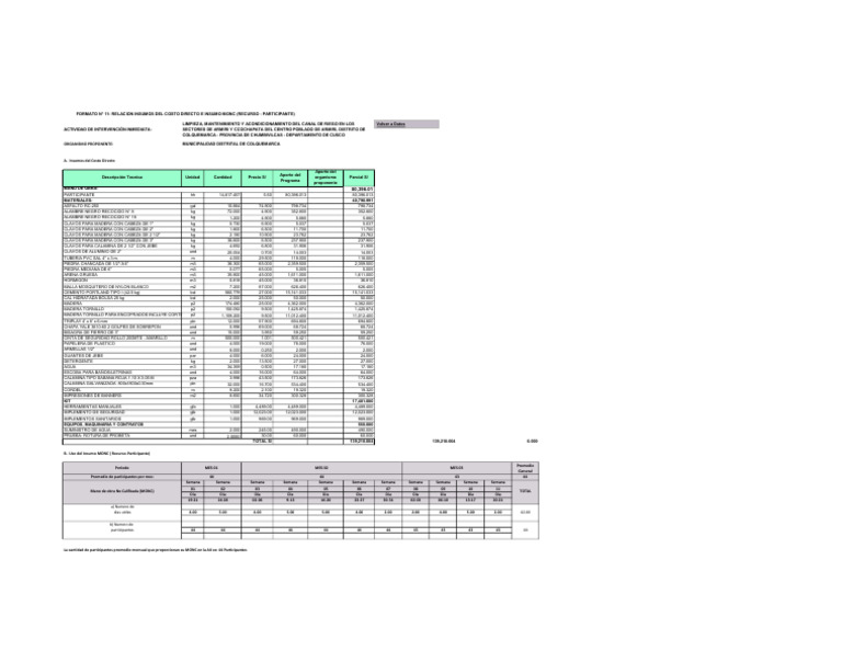 Formato 11 | PDF | Hormigón
