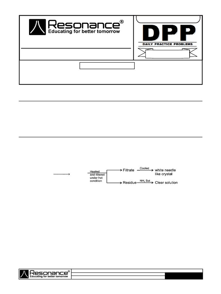 14825#DPP 8 - English - PC COPY 40 | PDF | Hydroxide | Iron