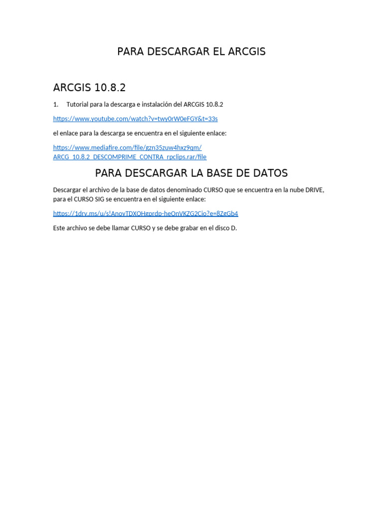 Para descargar el arcgis 10 8 2 pdf negocios computadoras