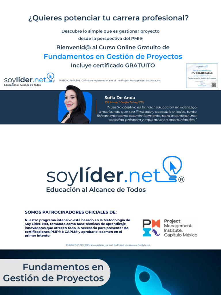 Curso y Certificación Gratuita Fundamentos en Gestión de Proyectos ...