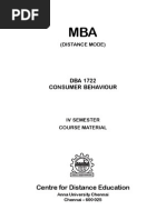 Download DBA 1722- Consumer Behaviour by SmijinPS SN78618530 doc pdf