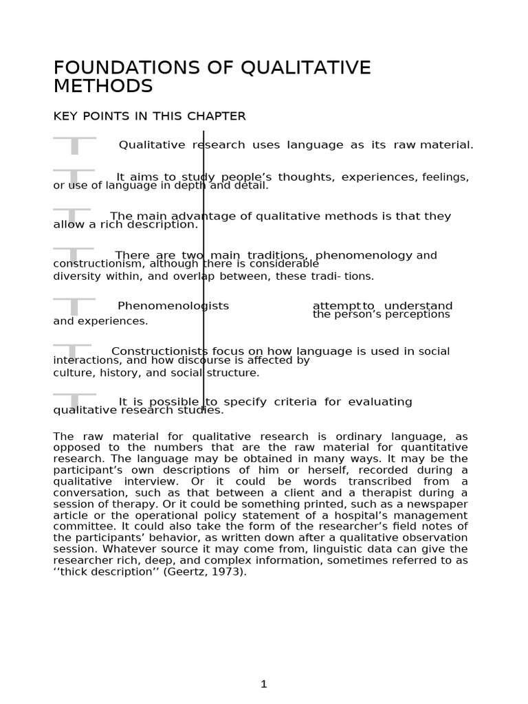 Understanding Qualitative Research Methods | PDF | Qualitative Research ...