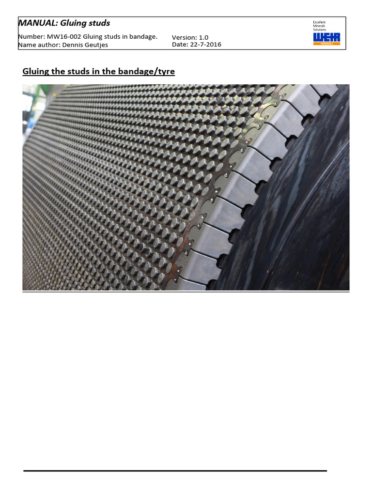 MWI16-002 Assembly Studs | PDF | Adhesive | Secondary Sector Of The Economy