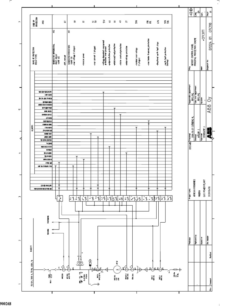 Generator Protection Scheme | PDF
