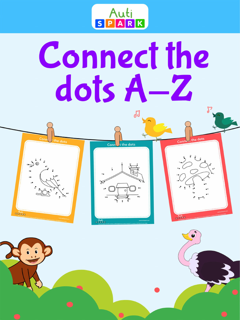 Connect The Dots A Z Learn Uppercase Letters | PDF