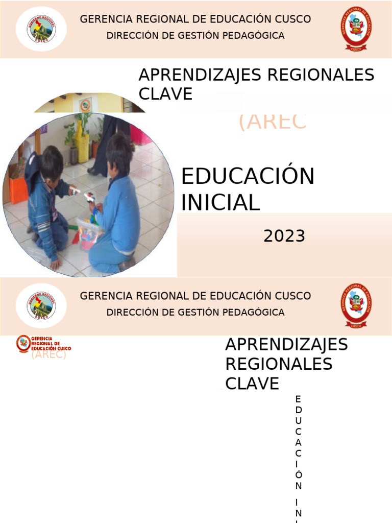 Aprendizajes Clave en Educación Inicial 2023 | PDF | Educación de la ...