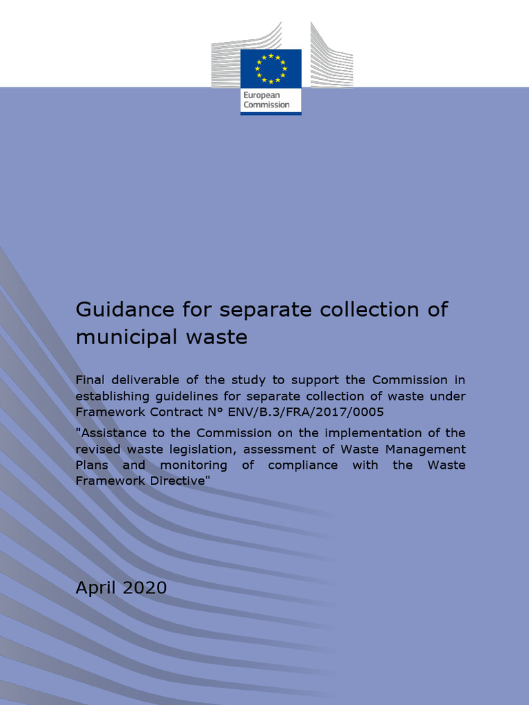 Guidelines for Municipal Waste Collection | PDF | Recycling | Waste